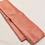 Load image into Gallery viewer, Classic Peach Bridal Elegance Kanchipuram Handloom Silk Saree SS28062

