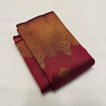 Load image into Gallery viewer, Classic Brick Red 2gm Zari Temple Bridal Elegance Kanchipuram Handloom Silk Saree SS26579
