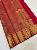 Load image into Gallery viewer, Classic Chilli Red Elegance Kanchipuram Handloom Silk Saree SS24700
