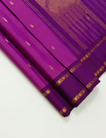 Load image into Gallery viewer, Classic Lavender &amp; Purple 2gm Zari Rettai Kanchipuram Handloom Silk Saree SS26517
