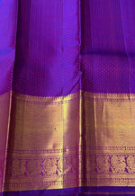 Load image into Gallery viewer, Classic Rose &amp; Purple 2gm Zari Bridal Elegance Kanchipuram Handloom Silk Saree SS23760
