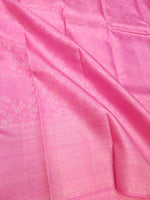 Load image into Gallery viewer, Classic Baby Pink 2gm Zari Turning Border Bridal Elegance Kanchipuram Handloom Silk Saree SS25681
