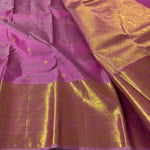 Load image into Gallery viewer, Classic Onion Pink 2gm Zari Bridal Elegance Kanchipuram Handloom Silk Saree SS28203
