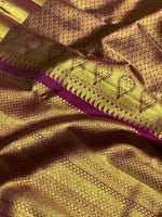 Load image into Gallery viewer, Classic Wine Pink 2gm Zari Bridal Elegance Kanchipuram Handloom Silk Saree SS25270
