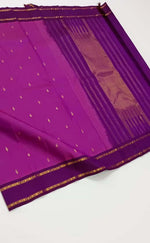 Load image into Gallery viewer, Classic Lavender &amp; Purple 2gm Zari Rettai Kanchipuram Handloom Silk Saree SS26517
