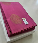 Load image into Gallery viewer, Classic Orchid Pink Double Warp Handloom Soft Silk Saree SS27879
