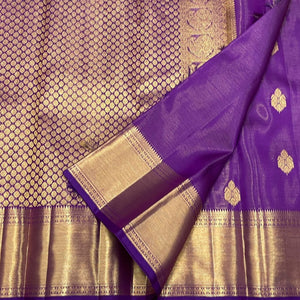 Classic Vadamalli 2gm Zari Bridal Elegance Kanchipuram Handloom Silk Saree SS24438