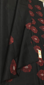 Classic Shadow Black Elegance Handloom Soft Silk Saree SS26488