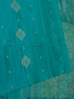 Load image into Gallery viewer, Classic Sea Green 1gm Zari Elegance Kanchipuram Handloom Silk Saree SS27960

