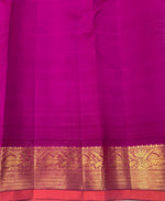 Load image into Gallery viewer, Classic Olive Green &amp; Dark Pink 2gm Zari Bridal Elegance Kanchipuram Handloom Silk Saree SS27130
