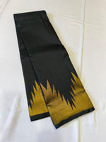 Load image into Gallery viewer, Classic Dark Pine Green 2gm Zari Kanchipuram Handloom Silk Saree SS26904
