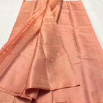 Load image into Gallery viewer, Classic Peach Bridal Elegance Kanchipuram Handloom Silk Saree SS28062
