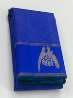 Load image into Gallery viewer, Classic Robin Blue 2gm Zari Bridal Elegance Kanchipuram Handloom Silk Saree SS26929
