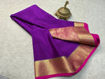 Load image into Gallery viewer, Classic Vadamalli Purple &amp; Ruby Pink Elegance Mysore Silk Saree SS24645
