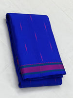 Load image into Gallery viewer, Classic Royal Blue 2gm Zari Kanchipuram Handloom Silk Saree SS25575
