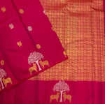Load image into Gallery viewer, Classic Deep Pink 2gm Zari Elegance Kanchipuram Handloom Silk Saree SS25303
