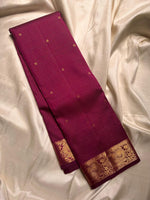 Load image into Gallery viewer, Classic Deep Pink 2gm Zari Elegance Kanchipuram Handloom Silk Saree SS23511
