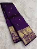 Load image into Gallery viewer, Classic Vadamalli Bridal Elegance Kanchipuram Handloom Silk Saree SS27190
