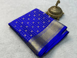 Load image into Gallery viewer, Classic Robin Blue Elegance Mysore Silk Saree SS24636
