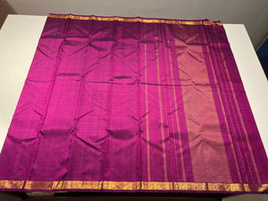 Classic Purple 1gm Zari Elegance Kanchipuram Silk Saree SS23837