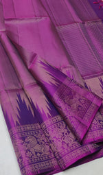 Load image into Gallery viewer, Classic Vadamalli Double Warp Elegance Handloom Soft Silk Saree SS28472
