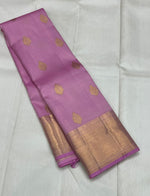 Load image into Gallery viewer, Classic Lilac 2gm Zari Bridal Elegance Kanchipuram Handloom Silk Saree SS24439
