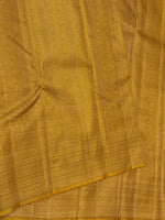 Load image into Gallery viewer, Classic Corn Yellow 2gm Zari Brocade Bridal Elegance Kanchipuram Handloom Silk Saree SS27649
