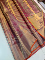 Load image into Gallery viewer, Classic Deep Pink Bridal Elegance Kanchipuram Handloom Silk Saree SS26868
