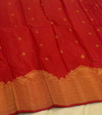 Load image into Gallery viewer, Classic Brick Orange 2gm Zari Bridal Elegance Kanchipuram Handloom Silk Saree SS27608

