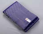 Load image into Gallery viewer, Classic Navy Blue Brocade Silver Zari Elegance Kanchipuram Handloom Silk Saree SS28525
