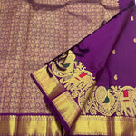 Load image into Gallery viewer, Classic Vadamalli 1gm Zari Elegance Kanchipuram Handloom Silk Saree SS24710
