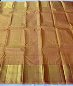 Load image into Gallery viewer, Classic Pastel Melon Orange 2gm Zari Elegance Kanchipuram Silk Saree SS23891
