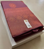 Load image into Gallery viewer, Classic Shimmer Lilac Double Warp Handloom Soft Silk Saree SS27877
