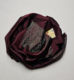 Load image into Gallery viewer, Classic Chocolate Brown Elegance Handloom Soft Silk Saree SS25459
