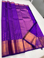 Load image into Gallery viewer, Classic Vadamalli 2gm Copper Zari Kanchipuram Handloom Silk Saree SS26231
