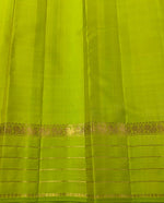 Load image into Gallery viewer, Classic Spring Green 2gm Zari Elegance Kanchipuram Handloom Silk Saree SS28431
