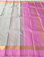 Load image into Gallery viewer, Classic Mauve &amp; Pink 2gm Zari Elegance Kanchipuram Handloom Silk Saree SS24157
