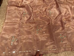 Load image into Gallery viewer, Classic Light Pink Elegance Tissue Organza Silk Saree SS25695
