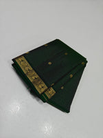 Load image into Gallery viewer, Classic Bottle Green 2gm Zari Vintage Kanchipuram Handloom Silk Saree SS26600

