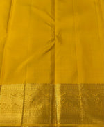 Load image into Gallery viewer, Classic Mango Yellow 2gm Zari Elegance Kanchipuram Handloom Silk Saree SS27359
