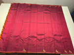 Load image into Gallery viewer, Classic Maroon &amp; Orange 3gm Zari Elegance Kanchipuram Silk Saree SS23836
