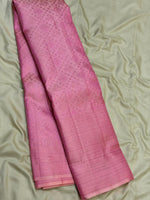 Load image into Gallery viewer, Classic Baby Pink 2gm Zari Brocade Bridal Elegance Kanchipuram Handloom Silk Saree SS27642
