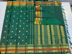 Load image into Gallery viewer, Classic Green Kanchipuram Handloom Silk Saree SS26578
