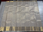 Load image into Gallery viewer, Classic Pastel Grey Floral Bridal Elegance Kanchipuram Handloom Silk Saree SS25968
