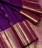 Load image into Gallery viewer, Classic Vadamalli &amp; Deep Baby Pink 2gm Zari Vaira Oosi Bridal Elegance Kanchipuram Handloom Silk Saree SS27114
