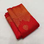 Load image into Gallery viewer, Classic Scarlet Red 2gm Zari Temple Bridal Elegance Kanchipuram Handloom Silk Saree SS26583
