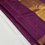 Load image into Gallery viewer, Classic Berry Purple Bridal Elegance Kanchipuram Handloom Silk Saree SS28204
