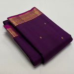 Load image into Gallery viewer, Berry Wine Plum Elegance Kanchipuram Handloom Silk Saree SS20628
