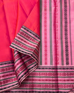 Load image into Gallery viewer, Classic Pinkish Orange &amp; Pink 1gm Zari Elegance Kanchipuram Handloom Silk Saree SS23549
