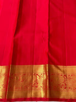 Load image into Gallery viewer, Classic Scarlet Red 2gm Zari Bridal Elegance Kanchipuram Handloom Silk Saree SS25253
